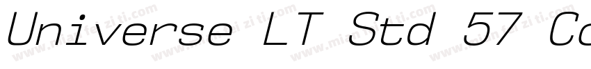 Universe LT Std 57 Condensed字体转换